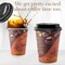 Disposable Coffee Cups with Lids 12 oz (100 Pack) - To Go Paper Coffee Cups for Hot & Cold Beverages, Tea, Hot Chocolate, Water, Juice, Eco Friendly